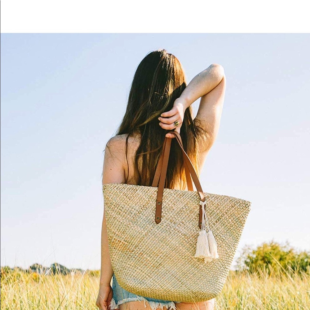 Large Straw Bag